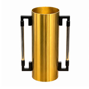Vase Cylindrique Doré