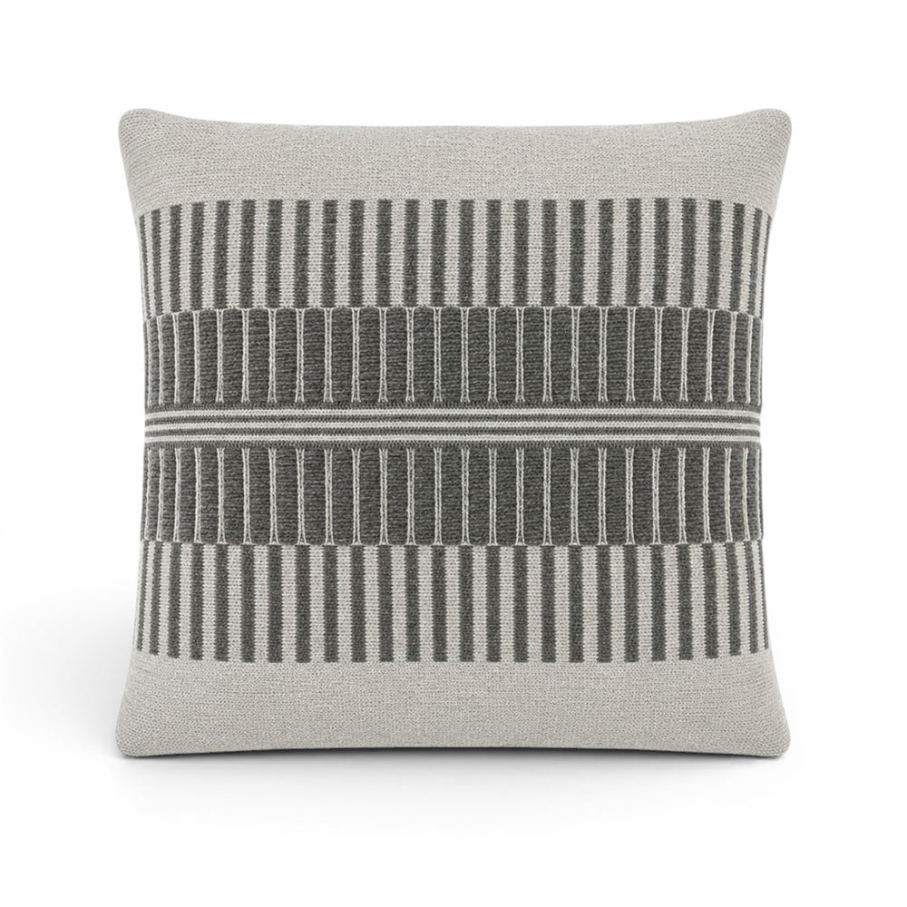 Coussin Rayures Gris