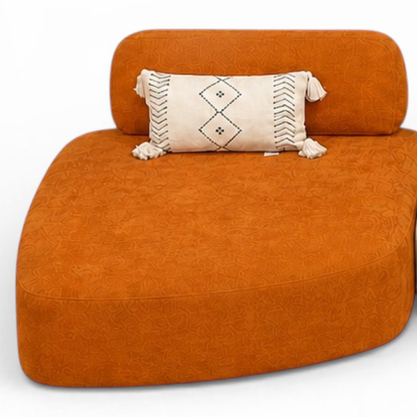 Canapé d'Angle de Luxe Play Lounge – Velours Brun Moka – Design Moderne