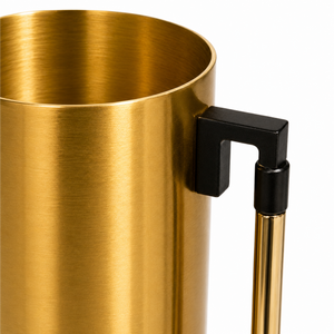 Vase Cylindrique Doré
