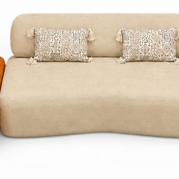 Canapé d'Angle de Luxe Play Lounge – Velours Brun Moka – Design Moderne