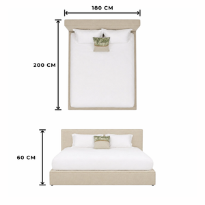 Lit Élégance Beige