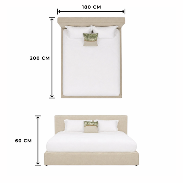 Lit Élégance Beige