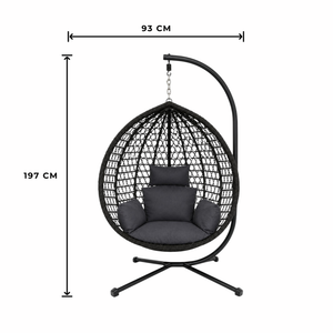 Fauteuil Suspendu Noir