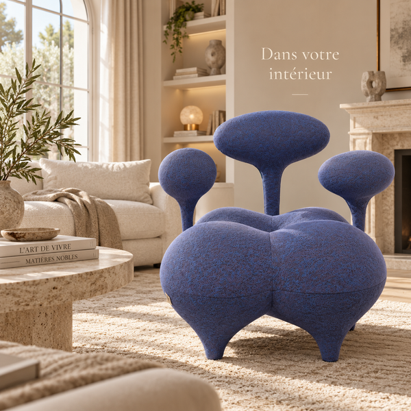 Fauteuil Bulle Sculptural – violette