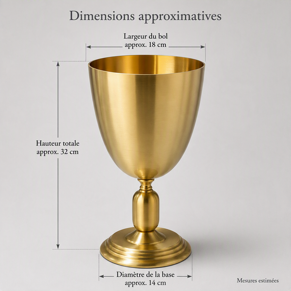 Coupe Décorative Dorée – Élégance Intemporelle