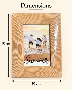 Cadre Photo Summer en Bois Sculpté