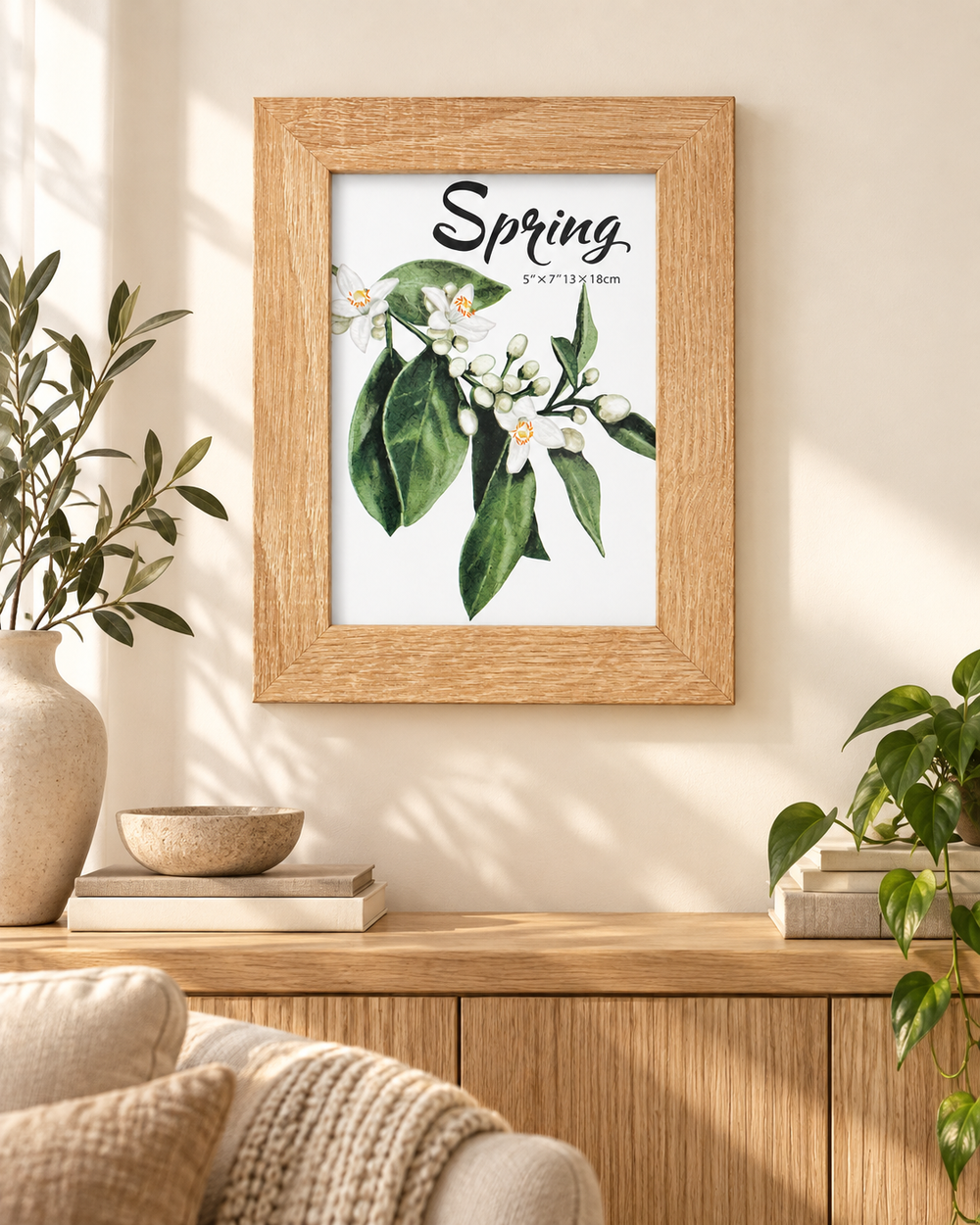 Cadre Décoratif Spring – Motif Botanique