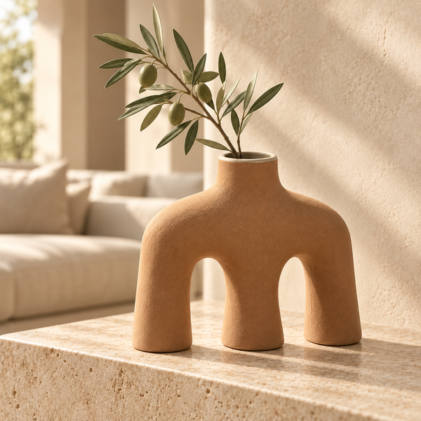 Vase Sculptural Arche Terracotta (needs_edit)