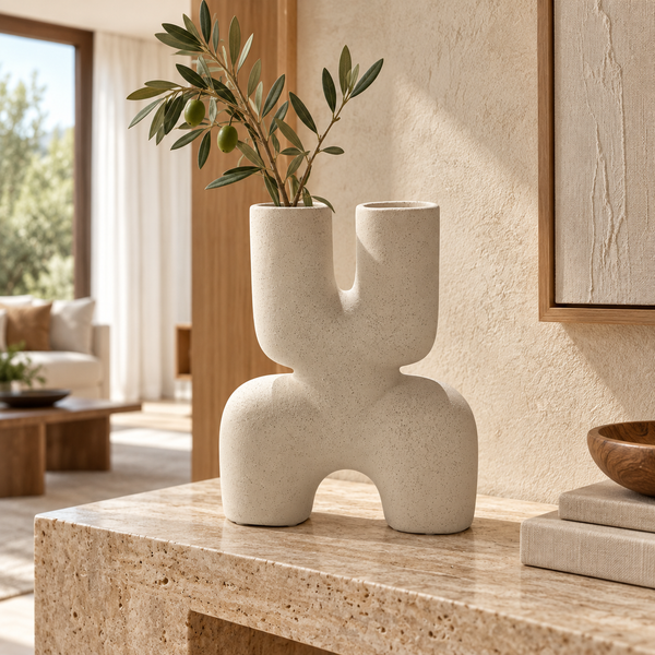 Vase Sculptural Double Arche