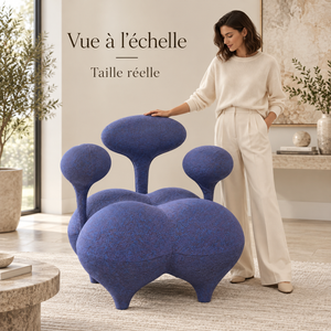 Fauteuil Bulle Sculptural – violette