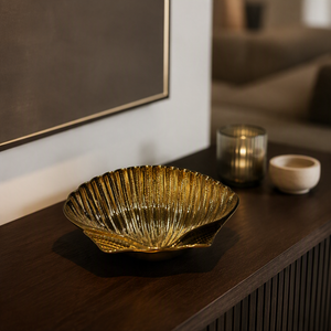 Gold Scallop Shell Dish