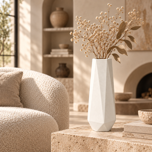 Vase Facette Ivoire