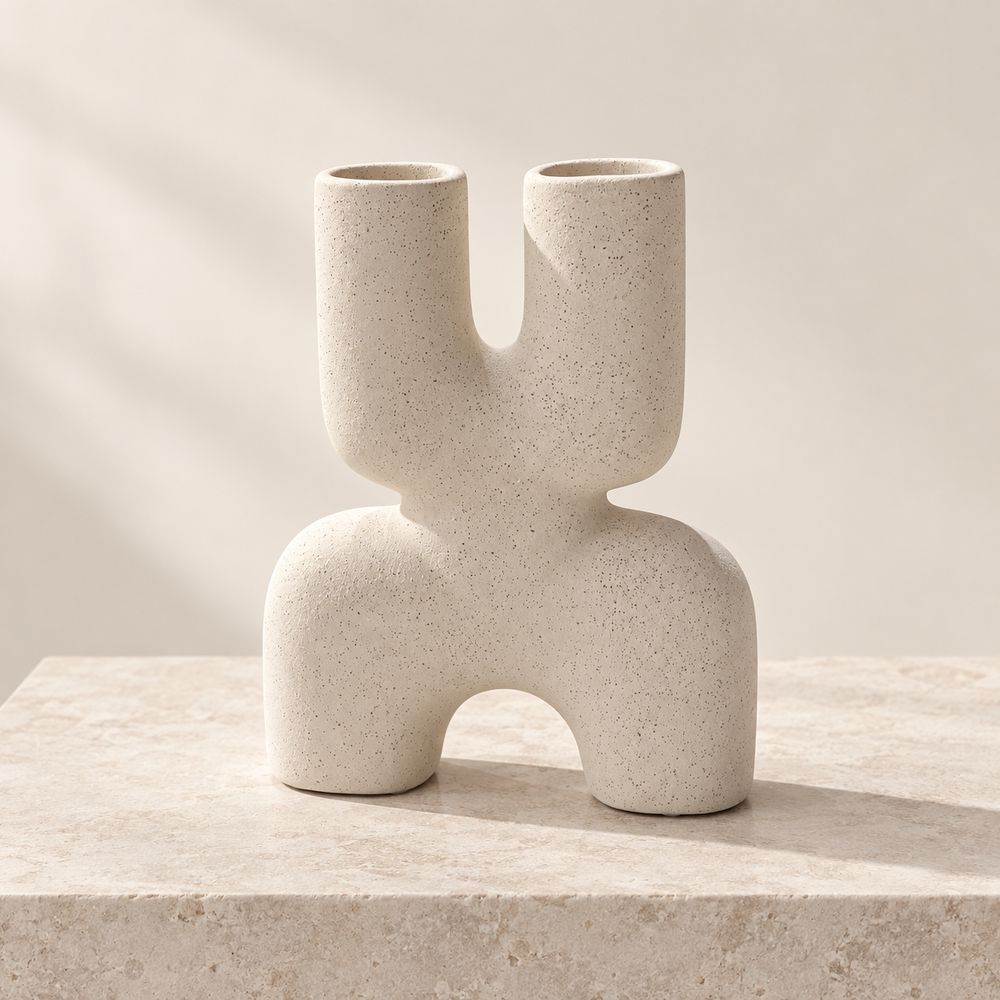 Vase Sculptural Double Arche