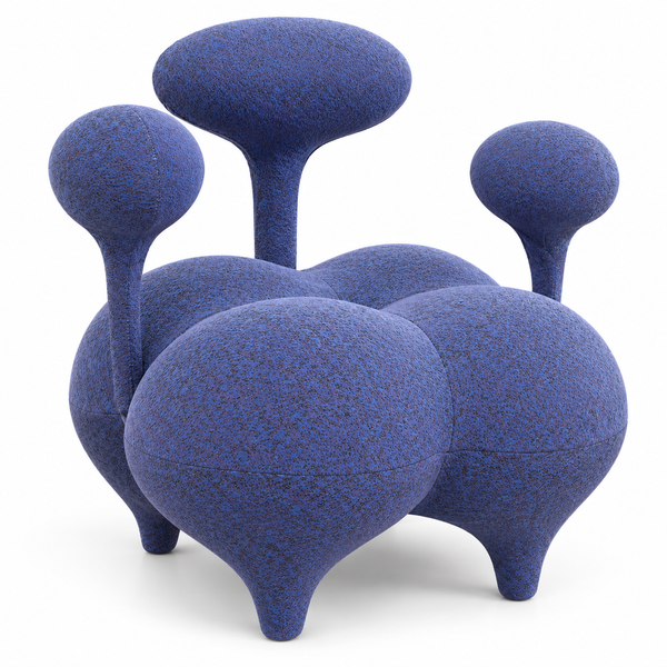 Fauteuil Bulle Sculptural – violette