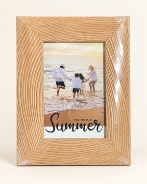 Cadre Photo Summer en Bois Sculpté