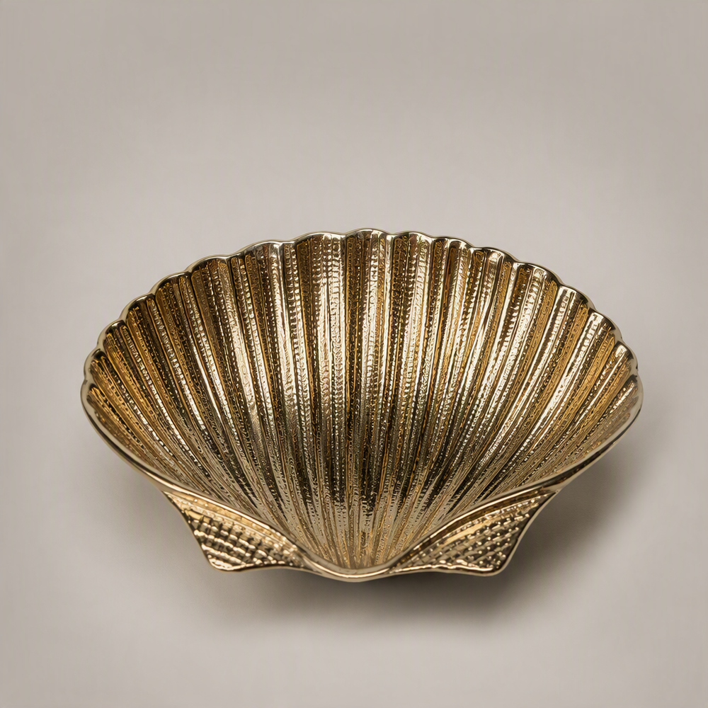 Gold Scallop Shell Dish