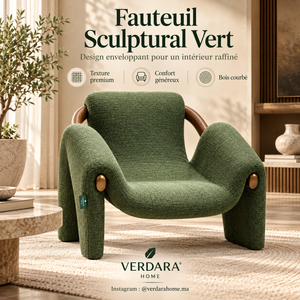 Fauteuil Olive Sculptural
