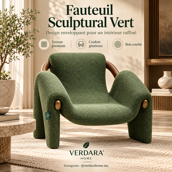 Fauteuil Olive Sculptural