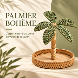 Palmier Bohème en Fibres Naturelles