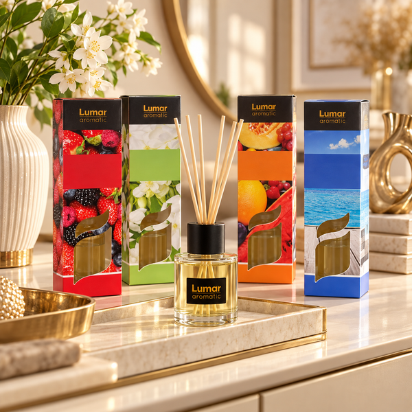 Diffuseur d’Ambiance à Bâtonnets – 4 Parfums