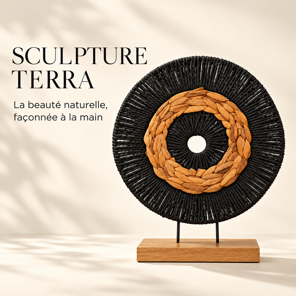 Sculpture Terra en Raphia