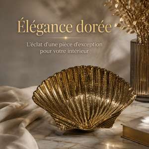 Gold Scallop Shell Dish