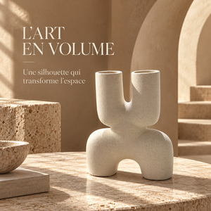 Vase Sculptural Double Arche