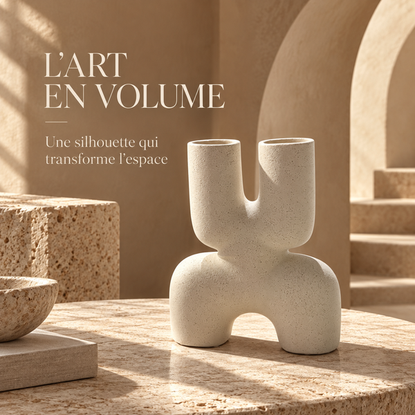 Vase Sculptural Double Arche