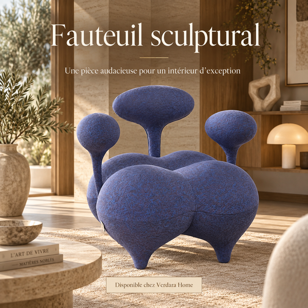 Fauteuil Bulle Sculptural – violette