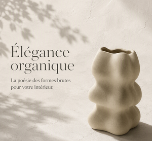 Vase Sculptural Organique en Céramique (needs_edit)