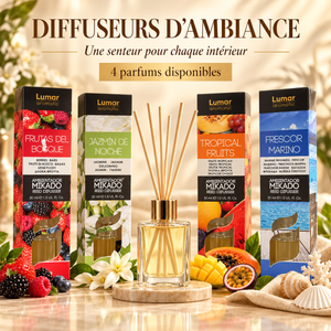 Diffuseur d’Ambiance à Bâtonnets – 4 Parfums