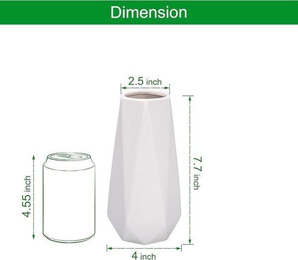 Vase Facette Ivoire