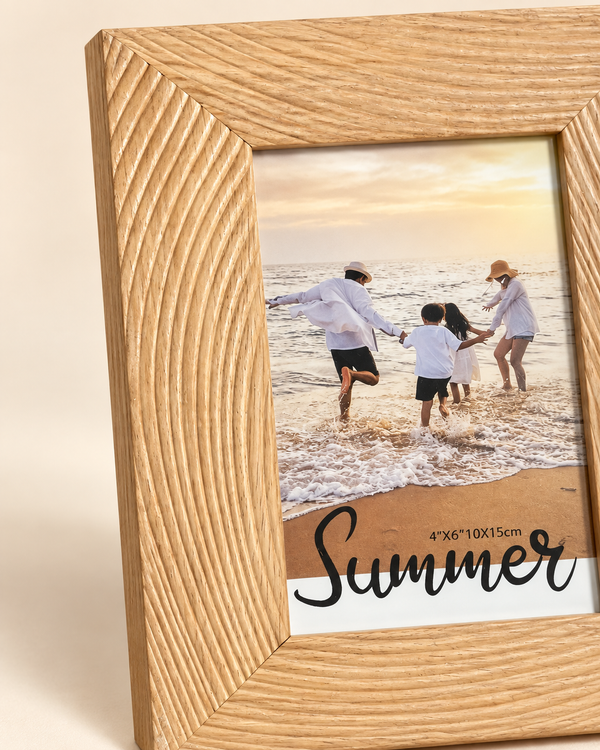 Cadre Photo Summer en Bois Sculpté