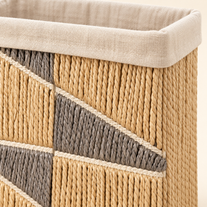 Titre : Panier Tressé Zigzag – 3 Formats