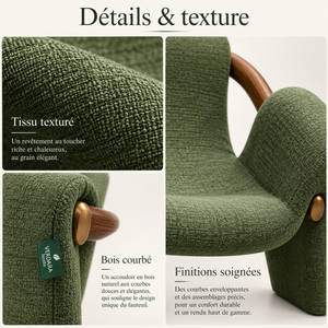 Fauteuil Olive Sculptural