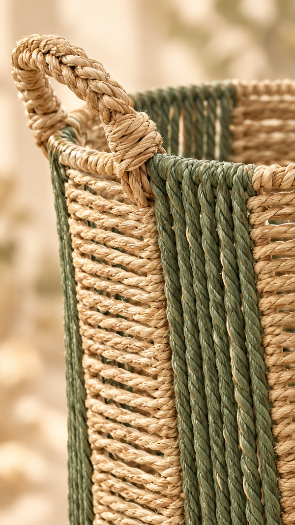 Set de paniers de rangement tressés