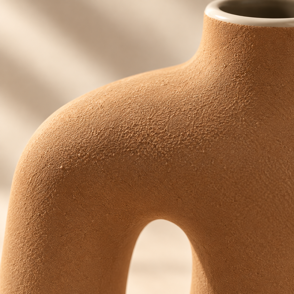 Vase Sculptural Arche Terracotta (needs_edit)
