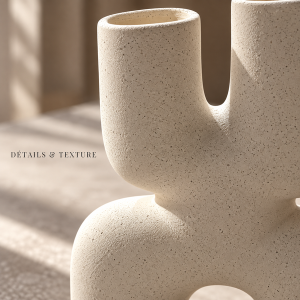 Vase Sculptural Double Arche